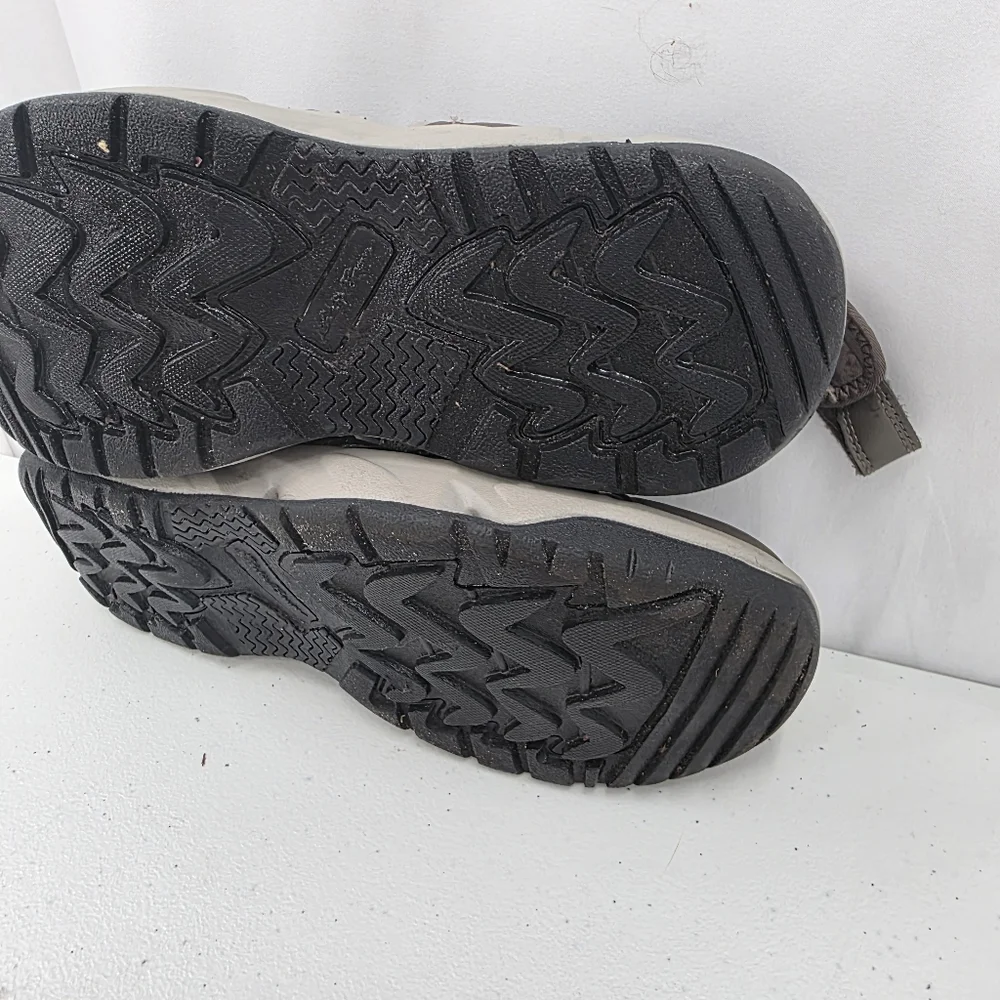 Eddie Bauer Men's Laketrail‎ Water Sandals Brown Gray Size 11M Bungee EUC.